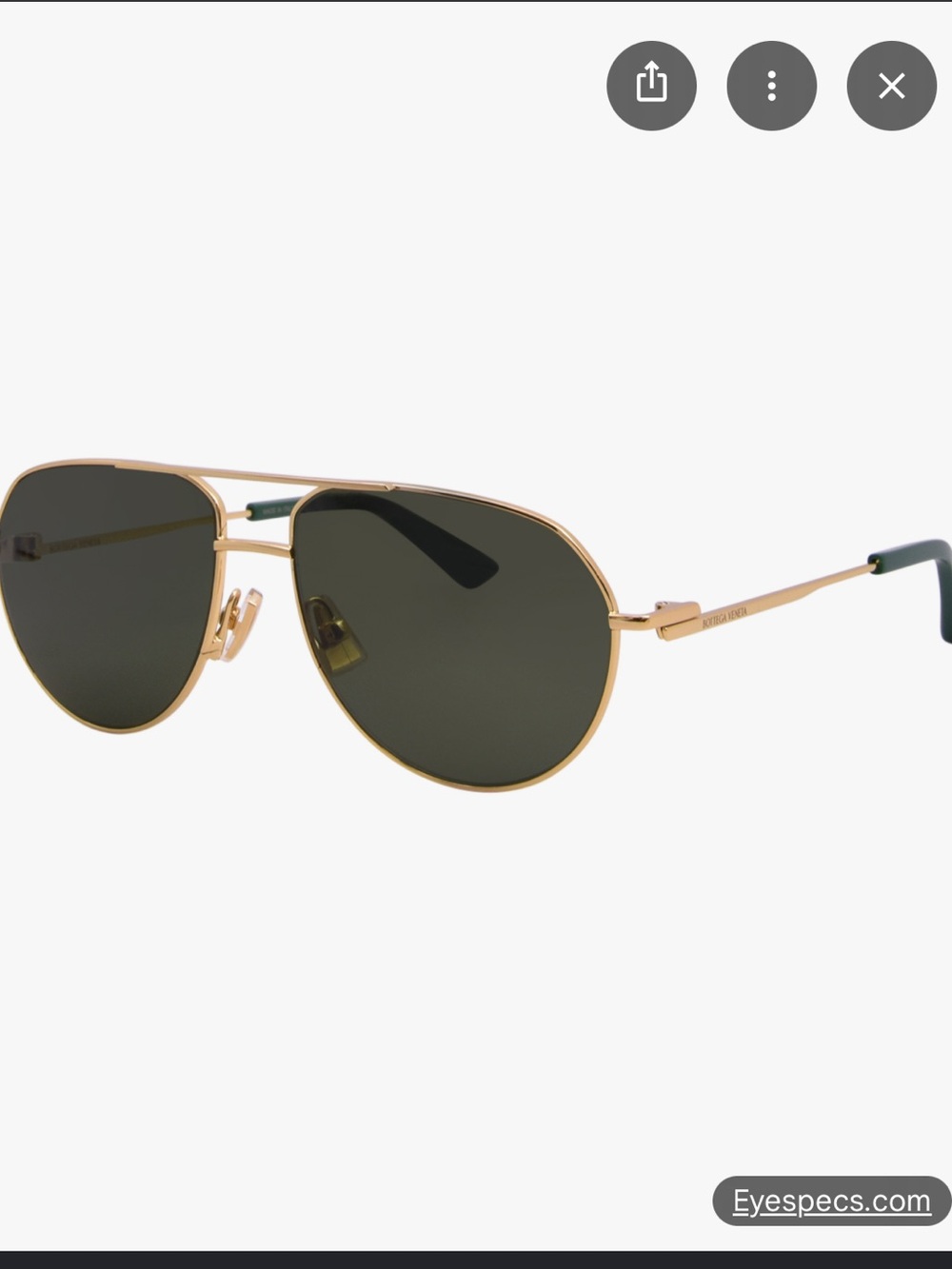 BOTTEGA VENETA BV1302S with signature green case
